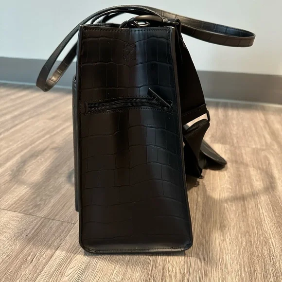 Beis Black Croc Worktote - Picture 4 of 5